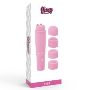 Massaggiatore kurt lucido tascabile rosa