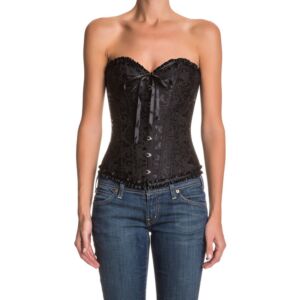 Corsetto Floreale Nero