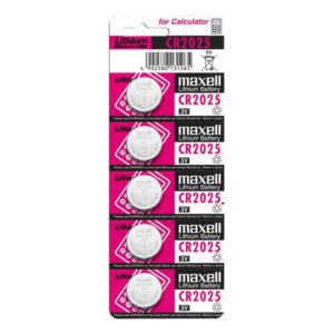Batterie Maxell CR2025 3V - Confezione da 5