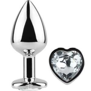 Tappo Anale Cuore di Cristallo - Taglia S