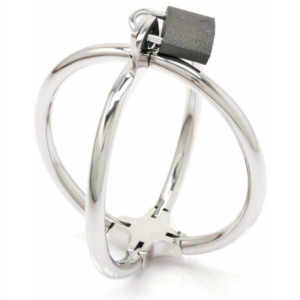 Manette Criss Cross in Acciaio Inossidabile