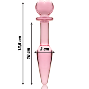 Spina Nebulosa Rosa 13.5 cm - Ibiza Glass
