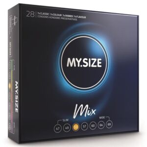 Pacco Misto Preservativi MySize 53mm - 28 pezzi