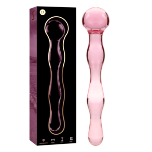 Dildo in vetro Rosa Nebula 13