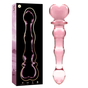 Dildo in vetro Rosa Nebula