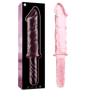 Dildo in vetro Rosa Nebula