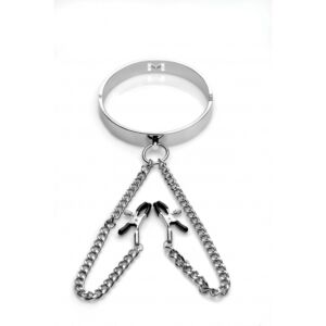 Collana tether schiava - argento