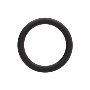 Anello in silicone di spessore medio - nero