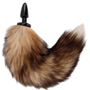 Spina Anale in Silicone Coda Naturale 10cm