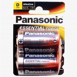 Pila lr20 panasonic alcalina