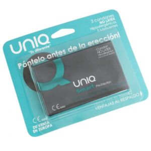 Preservativo Uniq Smart Eco - Confezione da 3 pezzi.