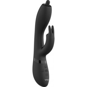 Vive - coniglietto vibrante punto g - nero