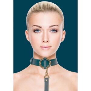 Collare Verde "Halo" BDSM