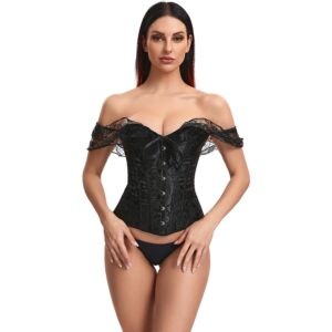 Corset Venere Nero 6XL - Seduzione Estrema