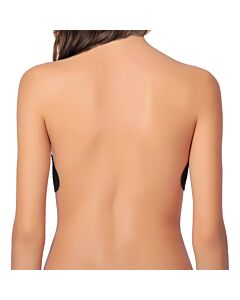 Set di 3 pezzi Reggiseno senza spalline autoadesivo invisibile - Nero