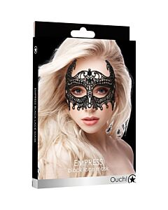 Empress maschera fantasia pizzo nero - nera