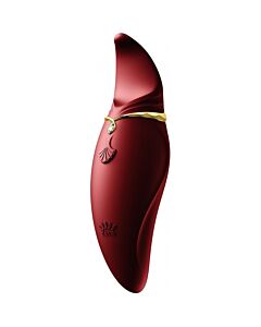Stimolatore di clitoride rosso eroe Zalo