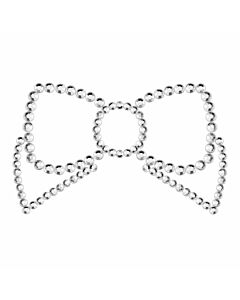 Coperture Capezzoli Argento con Fiocco