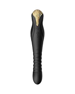 Zalo king vibrador  - negro obsidiano