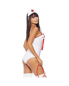 Costume da infermiera sexy in perfetta salute - bianco