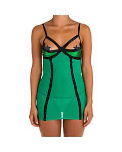 Camicia da notte kaduna verde