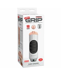 Masturbatore Mega Grip Bianco