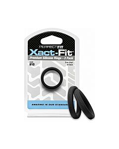 Pacchetto Xact-fit: Anelli in Silicone Nera
