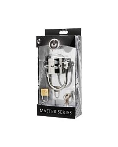 Dispositivo di castità del distaccatore di scroto cbt a spillo