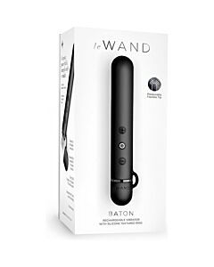 Le wand baton - mini vibratore in silicone - nero