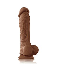 Colori piaceri realistici pene 23cm - caramello