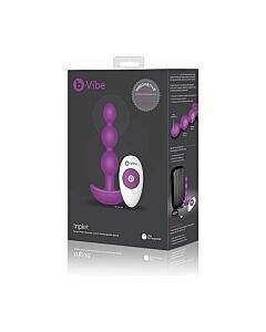 Spina tripla tripla perline anali - fucsia