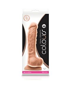 Colori a doppia densità pene silicona 24cm