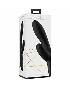 Kyra - g-spot in silicone coniglio - nero