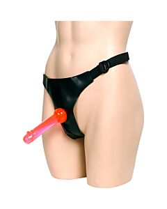 Imbracatura regolabile con 2 dildo