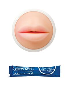 Calore effetto bocca a forma di masturbatore maschile