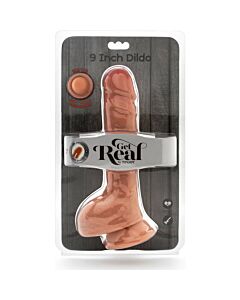 Pene realistico con testicoli a doppia densità da 23 cm