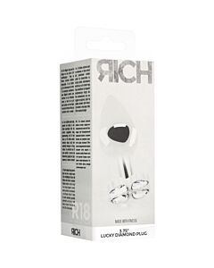 Tappo diamante fortunato 9,5cm - plata