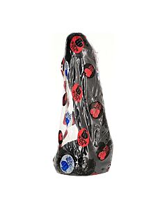 Tutto il pene nero realistico 20cm anale