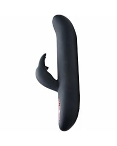 Vibrador 10x vibratore coniglio flessibile - nero