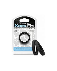 Anelli Adattamento Perfetto Xact-fit - Nero.