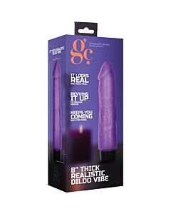 Gc pene vibratore spesso realistico 20cm - morado