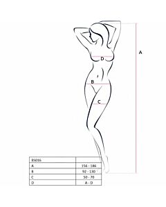 Bodystocking Bianco Passion Woman