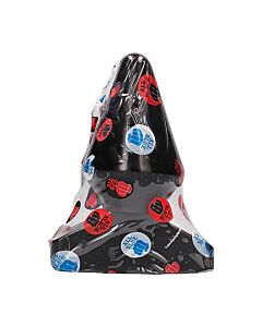 Spina interamente nera 18,5 cm - negro