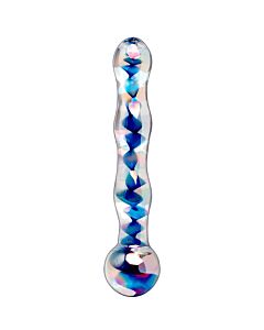 Dildo di vetro numero 8 ghiaccioli