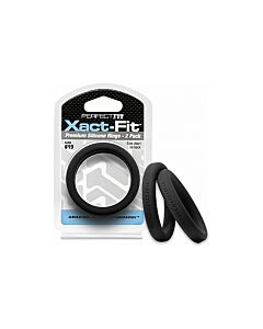 Anelli Xact-Fit - Confezione Doppia - Nero
