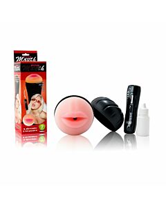 Bocca masturbatore con ritmi vibratore 7