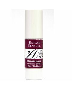 Olio Sensuale Calore Mirtillo Feromoni