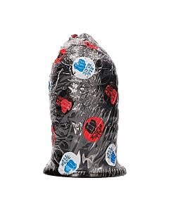 Tutto nero plug anale 16cm