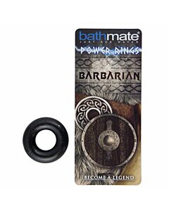 Anello Pene Barbarian Nero