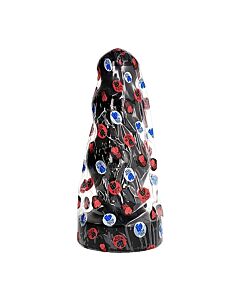 Tutto nero plug anale 38cm